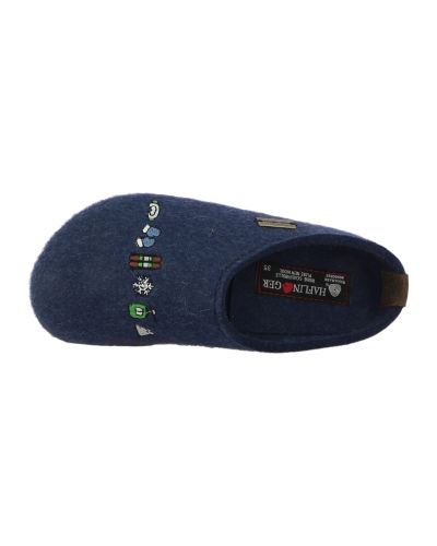 Chaussons Haflinger 741048-Grizzly Pistenglück